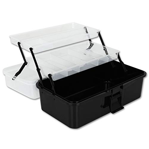 TW24 Angelzubehör - Angelkoffer - Bleischrot - Angelhaken - Gummiköder - mit Auswahl (Angelkoffer leer) – Bild 3