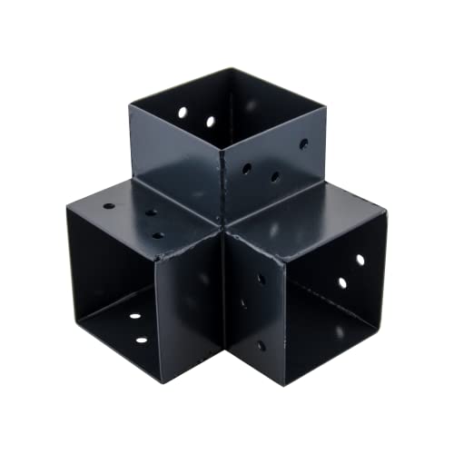 Suki Connettore 3D angolo 90° per palo legno, H.9 x P.9 cm