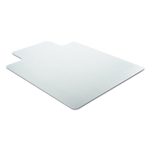 Deflecto Beveled Clear 45X53 W/Lip Medium Pile Carpet Supermat Frequent Use Chair Mat #TOP2