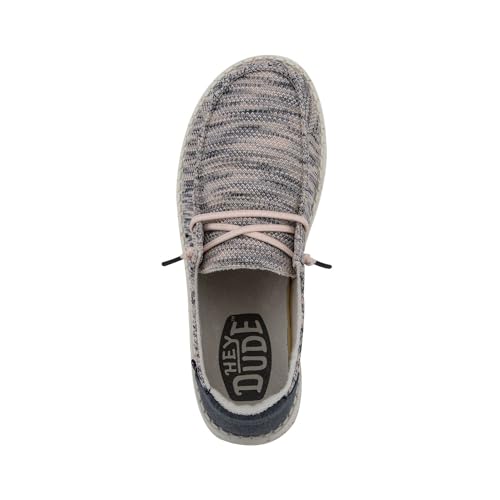 Image of HEYDUDE Women's Wendy Chambray | Women's Shoes | Women's Lace Up Loafers | Comfortable & Light-Weight