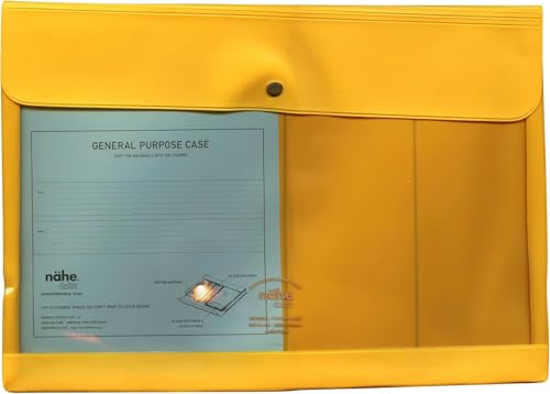 Plus de feuilles froissées grâce au Nahe General Purpose Case A4 jaune étanche