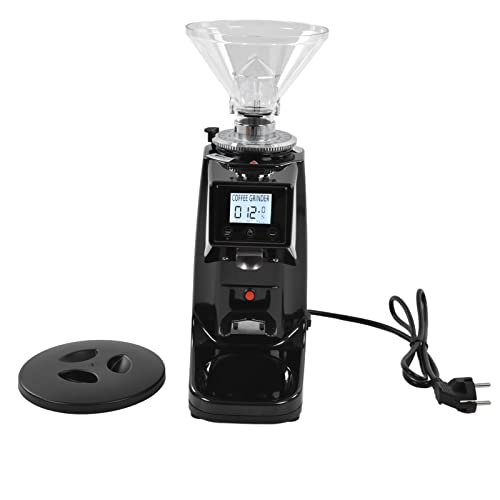 Kaffeemühle, stabile LCD-Touchscreen-Kaffeemühle EU-Stecker 220 V 200 W 19 Gang 500 ml für Gewerbe