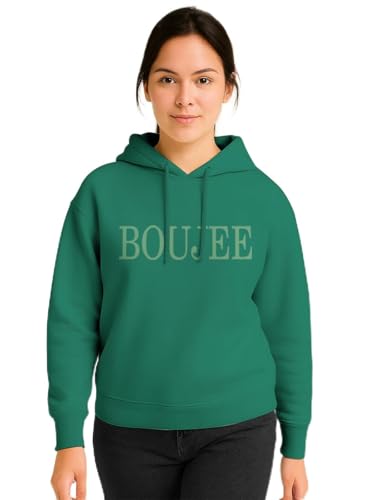 Image of HELLCAT Trendy Cotton Blend Hoodie for Women | Stylish Winter Hooded Sweatshirt for Women