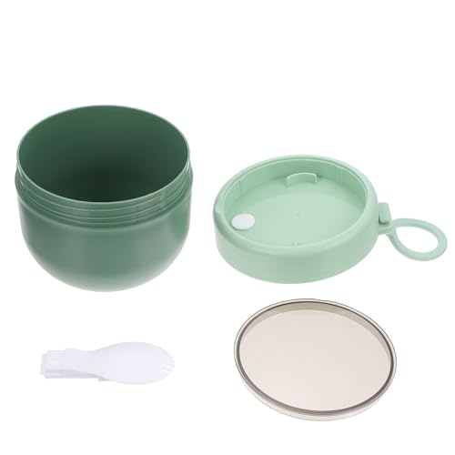 MOKKHNB 電子レンジ対応耐熱ミニ密封スープカップ 抗漏設計で持ち運び便利 学生 上班族向け朝食用多機能プラスチック製コップ