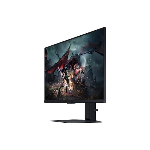 undefined Samsung 27-Inch Odyssey G50D Series QHD Fast IPS G-Sync Compatible Gaming Monitor, 1ms, VESA DisplayHDR 400, 180Hz, AMD FreeSync, Adjustable Stand, Eye Saver Mode, LS27DG500ENXZA の商品画像 9
