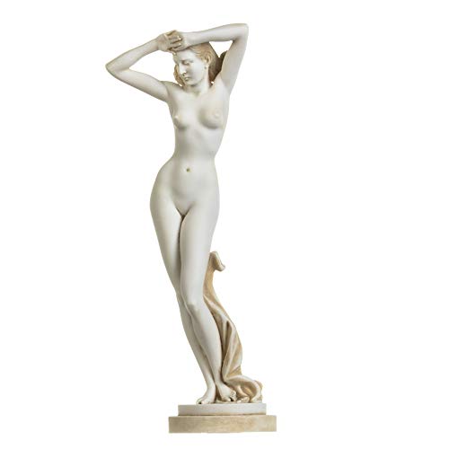 BeautifulGreekStatues Estatua De La Mitología Griega De La Diosa Sexy Desnuda De Kore Desnuda Hecha A Mano En Oro 31 cm Cover