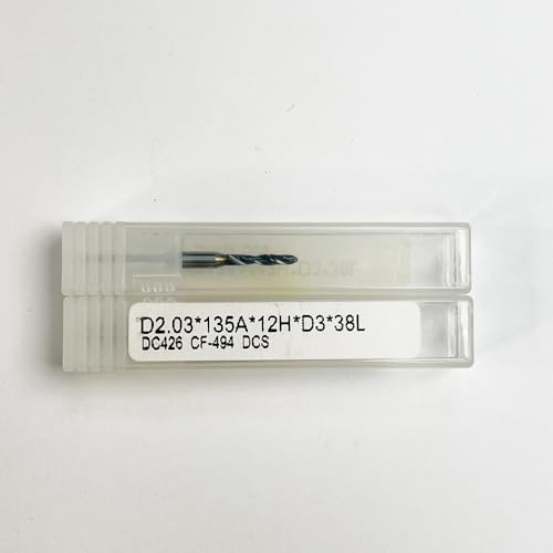 HUAZHICHUN D2.03 * 135A*12H*D3*38L Diameter2.1/Angle140/Edge length12/Handle length3/Overall length38