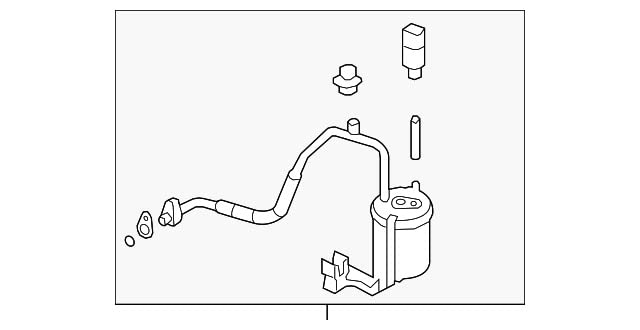 Ford 8L8Z-19C836-C, A/C Accumulator