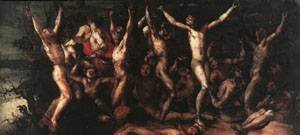 Peinture à l'huile Martyrdom of St Maurice, l'émotion de la Renaissance