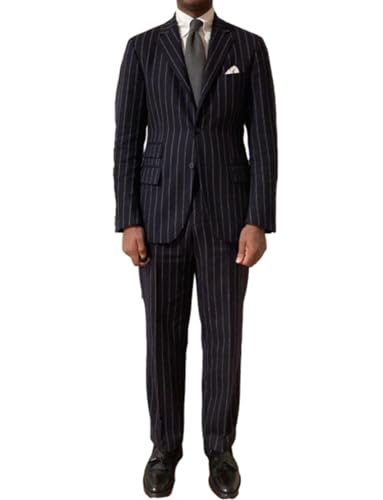 Tuxedos pour la fête et le bureau : costume homme en tweed à rayures pour vos grands événements