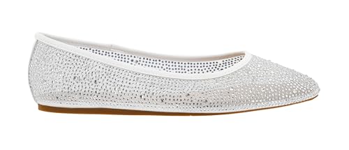 Corkys Footwear Hey Girl It's A Vibe Slip-on Ballerina Flat - Rhinestone Mesh Body, Closed Toe, Breathable and Lightweight Elegance, Comfortable and Lightly Cushioned Insoles2