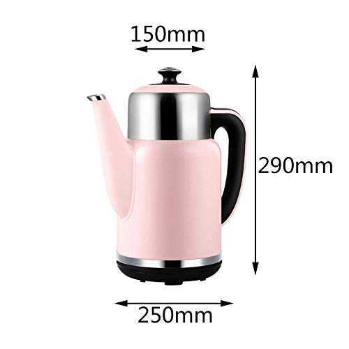 FGDSA Wasserkocher Home Edelstahl Schnellkochkessel Automatische Isolierung Schalten Sie einen Topf aus - Pink - 1,7 l – Bild 3