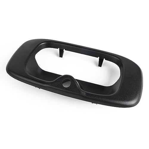 Ferding Rear Textured Tailgate Handle Bezel Trim with Backup Camera Hole Compatible with 1999-2006 Chevrolet Silverado, GMC Sierra 1500 2500 3500 Replaces 15228539 15228541