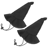 Ipetboom ハロウィン魔女の帽子 不織布素材 ペット対応ミニ魔法使い帽子 ハロウィーンパーティー装飾ドレスアップアクセサリー 2個セット