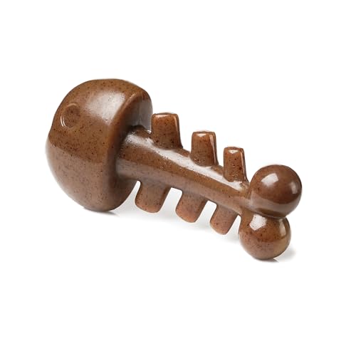 MewaJump Dog Chew Toys for Aggressive Chewers - Indestructible Fish Bone Toys, Durable Entertainment for Medium/Large Breed Dogs