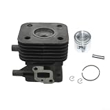 Axorafow Cilindro CG22 da 31 mm per motosega HPT, compatibile con CG22EADSLP CG22EASSLP TCG-22EAB TCG-22EAS, robusto kit motore