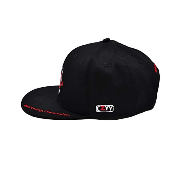 Dungeons and Dragons Flat Bill Cap Snapback Hat Embroidered with D20 Dice Molecule Power - Tabletop Gaming Gift for Dungeon Master or RPG Fan Black - Image 3