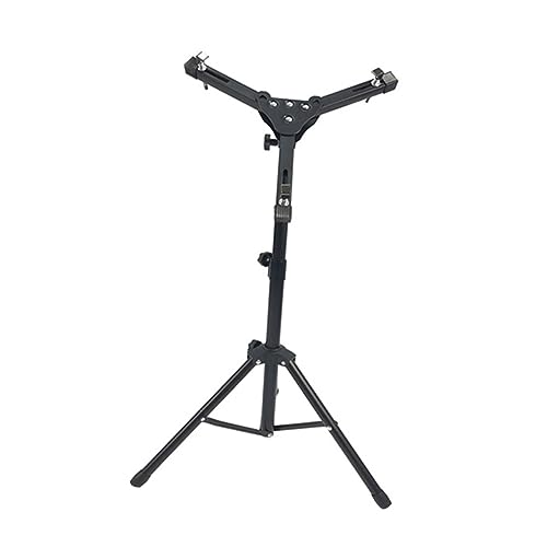 Support de batterie réglable hauteur trépied pour pad entraînement 12 pouces noir