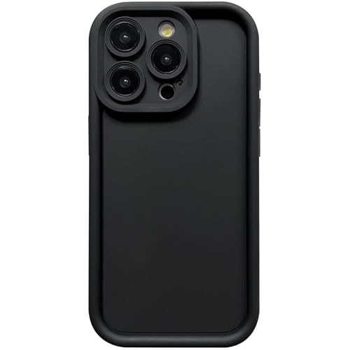 Image of Puxicu Slim Case for iPhone 16 Pro Max, Enhanced Camera Protection, Shockproof Skin-Friendly Touch Soft Case Cover for iPhone 16 Pro Max Phone 6.9 inch, Black