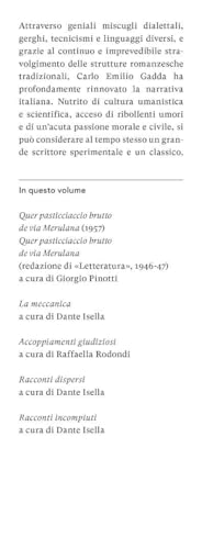 Romanzi E Racconti. Quer Pasticciaccio Brutto De Via Merulana-La Meccanica-Accoppiamenti Giudiziosi-Racconti Dispersi-Racconti Incompiuti (Vol. 2) - 3