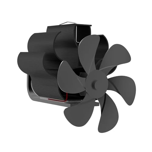 Ventilateur de brûleur pour conduit de cheminée et poêle à bois 6 lames