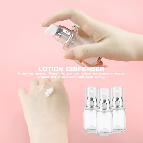 LNQ LUNIQI Cosmetic Pump Bottle Glass - Image 4