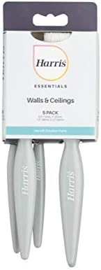 Harris Essentials Walls & Ceilings Paint Brush Set | Pack of 5 | 0.5", 1", 1.5", 2" - View 4
