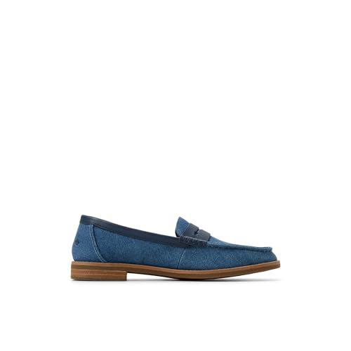 Image of Sperry Women's Seaport Penny PlushWave Saffiano / Metallic Leather Penny Loafer
