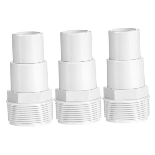 CAXUSD 3 Piezas Conector de Piscina Aire Grifo Conector de Manguera de Piscina Accesorios para filtros de Piscina Adaptadores de Bomba de Piscina de Repuesto Adaptador de Bomba Resistente