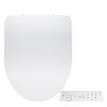 SmartBidet SB-1200RR Electric Bidet Toilet Seat for Round Toilets with Remote control, Premium Unlimited Hot Water with Night Light