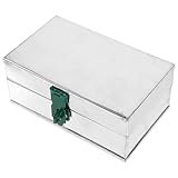 Hemobllo Werkzeugkasten aus Metall mit Schloss Werkzeugkoffer für...