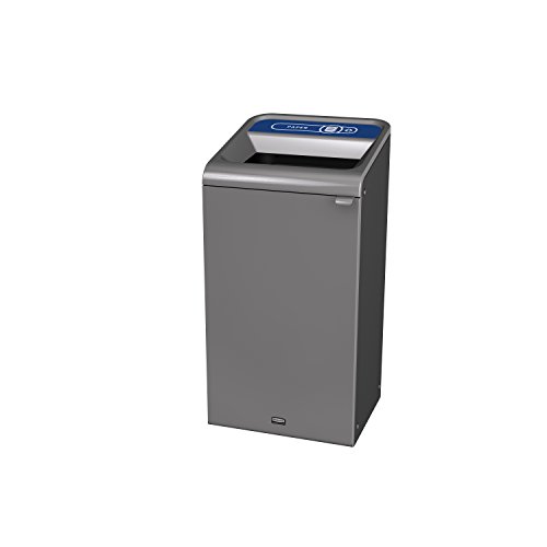 Image of Rubbermaid Commercial Products 1961623 Configure Waste Receptacle Paper Recycling Can, 23 gal, Grey Stenni