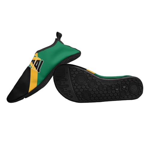 Jamaica Flag Jamaican Man Woman Water Shoes Quick Dry Barefoot Shoe Beach Surfing Swim Pool Yoga Sock4