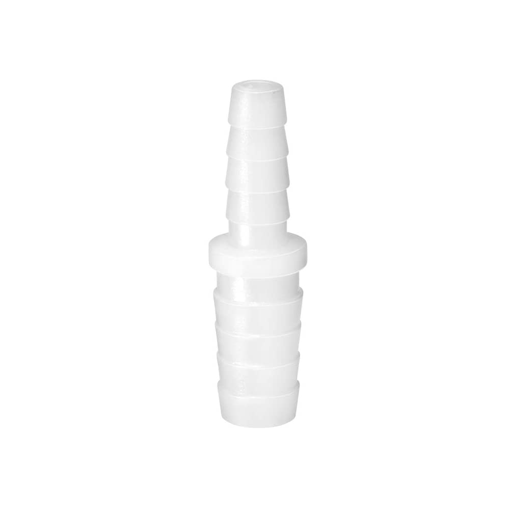 Quickun Plastic Hose Barb Barbed Reducer Fitting Union Mender Splicer Joint Adapter 3/8-1/4 1-0210-1/4-3/8-2pcs 2