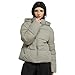 PUFFIT Damen Winter Jacke mit Kapuze Warmer Wasserdicht Winterjacke Steppmantel Female Jacken
