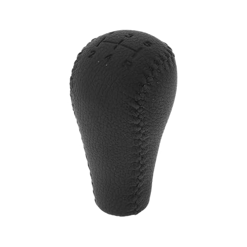 Hihaha 5 Speed Manual Gear Shifter Knob for Nissan Patrol Safari Y61 2004-2007 / Front Stick Shifter Lever Knob/Durable Faux Leather / 1 Pcs Black
