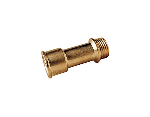 Alargo Grifo en Diferentes Medidas 2 unidades (3/4 x 3/4 x 10 CM, Cromo)