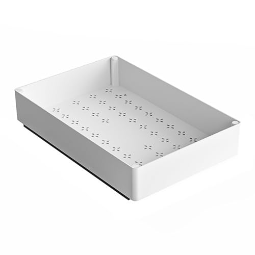 Cestas apilables expandibles para gabinete, resistentes para cocina, soporte práctico y expandible, estante de baño