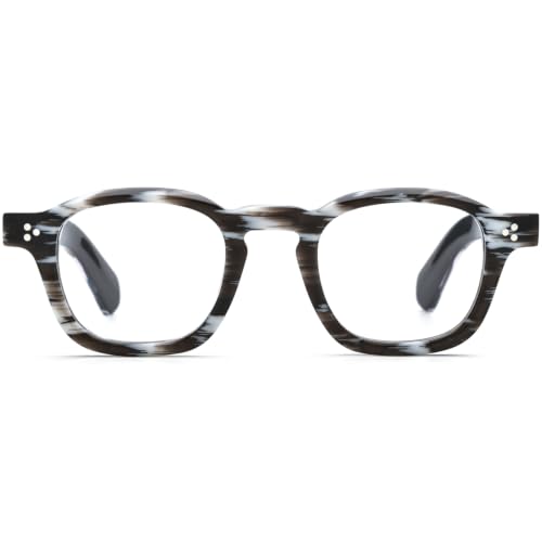 Image of HEPIDEM Acetate Glasses Frame Men Women Square Eyeglasses Optical Spectacles MZEPH