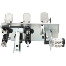 Pneumatic Tire Changer Machine Car Air Control Valve, Foot Pedal Valve 3 Pedal Air Pneumatic Valve + Switch Control Part Alloy Frame Foot Control Tyre Changer Valve for 8mm Tube