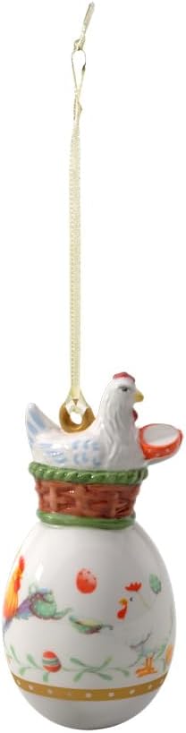 Villeroy & Boch – Annual Easter Edition Egg 2026 Colour with Gold Accent, Easter Ornament for Hanging up, Porcelain Easter Egg, Gift, Easter Decoration, Limited collectable, Premium Porcelain