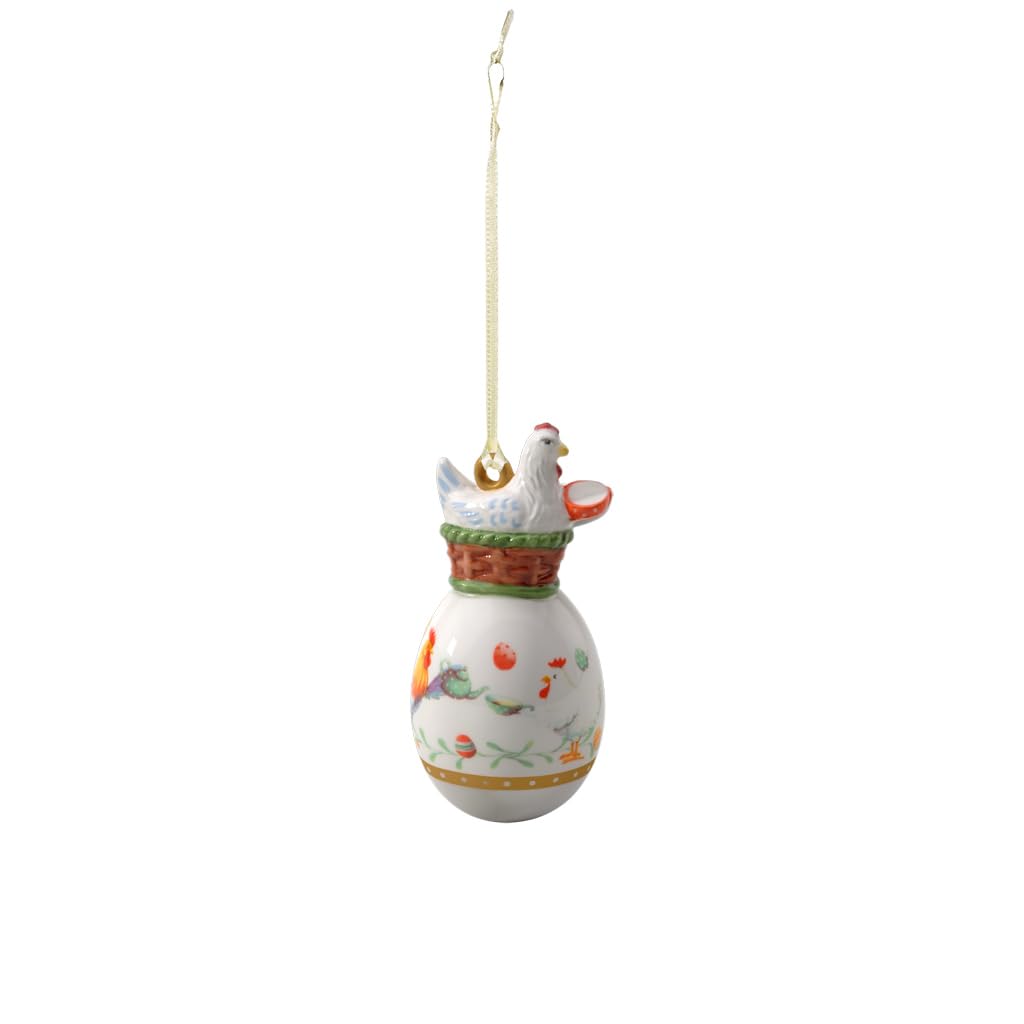 Villeroy & Boch – Annual Easter Edition egg 2026 colour with gold accent, Easter ornament for hanging up, porcelain Easter egg, gift, Easter decoration, limited collectable, premium porcelain