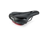 ERGOFIT Ergonomic Design Selle Bassano - Avenue Ergofit Sport L SIL (avec lumière intégrée), selle de vélo avec technologie Ergofit, confortable et ergonomique, fabriqué en Italie