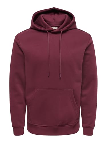 Only & Sons Mens Onsconnor Reg Sweat Hoodie Noos, Port Royale, XXL UK