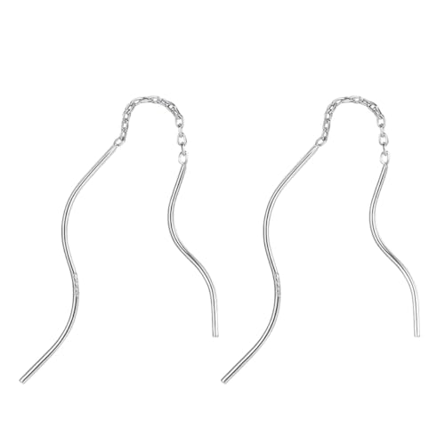 Cadeau créatif boucles d'oreilles franges argent pour femme tendance