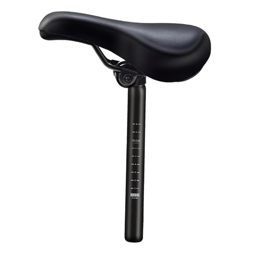 Selle de vélo pour enfants en PU premium souple avec tube de selle fixe