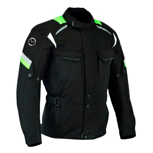 outletMOTARD Chaqueta Moto Mujer 4 Estaciones Impermeable con Protecciones CE incluídas y Forro Extraíble