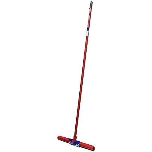 Vileda Floor Wiper Standard 35 CM with a Stick High water wiping efficiency Foam 35 X 5 X 136 Cm - Red