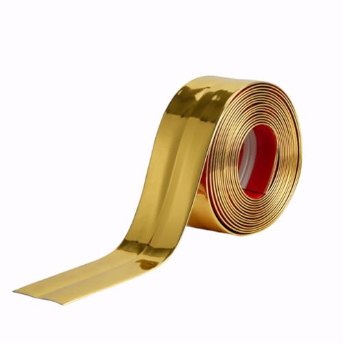 Bordure d'angle flexible or de 6m pour protection murale intérieure et extérieure