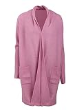 Lieblingsstück Langarm Cardigan LINALAL offener Kragen Taschen Uni Flieder Größe 34
